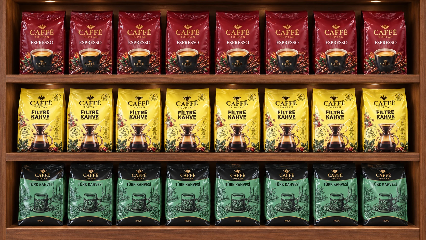 Caffe Toptan espresso, filtre kahve ve Türk kahvesi ürünleri