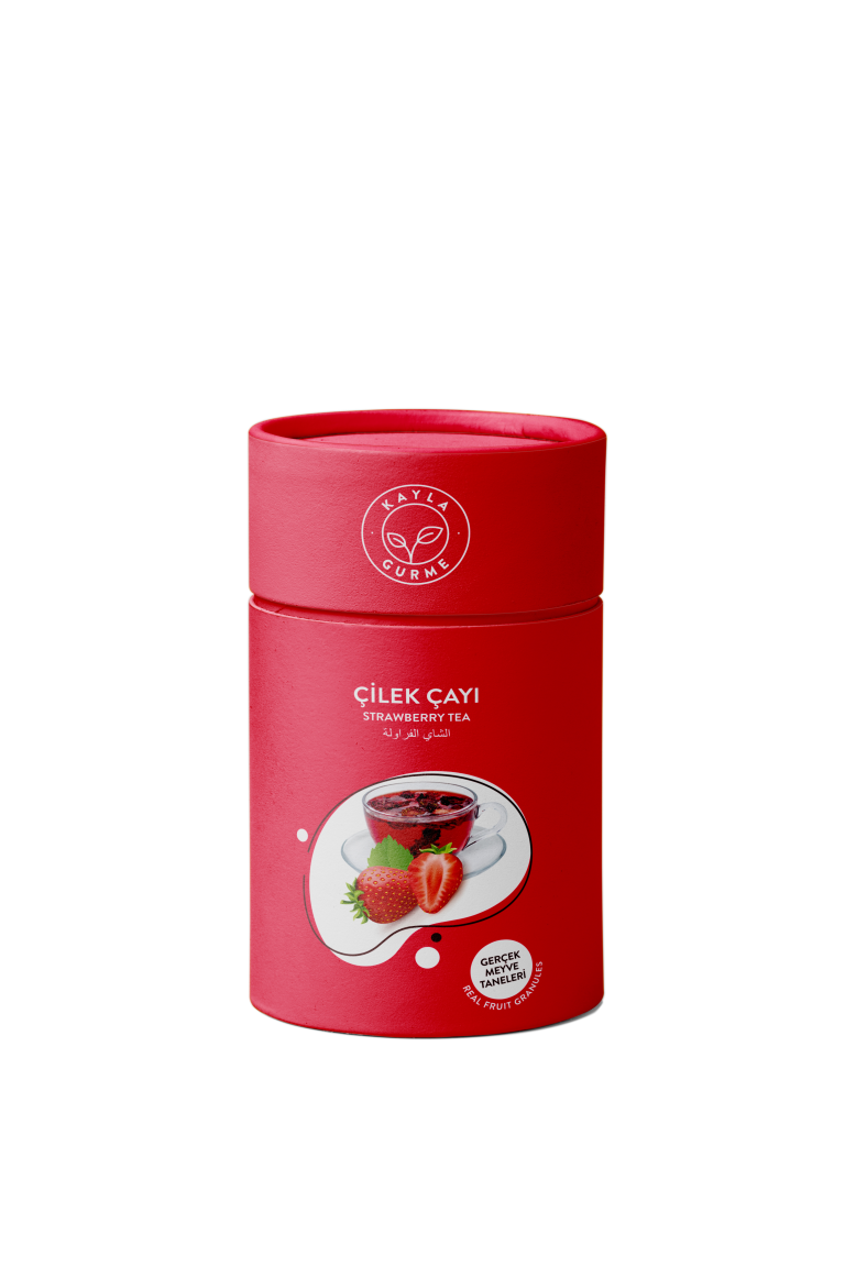 Çilek Taneli - Silindir Karton Kutu 175 Gr.